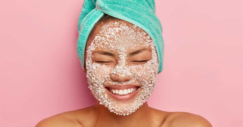 Exfoliating for removing tanning