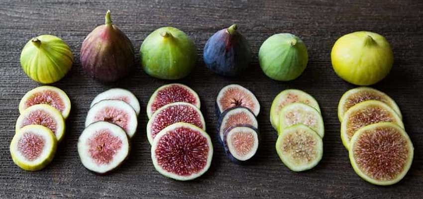 types of ajeer or figs. different stages