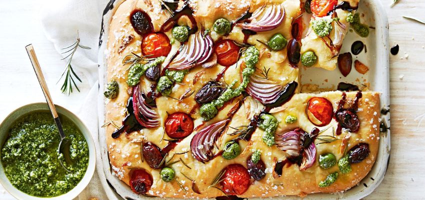 Rosemary and Olive Focaccia