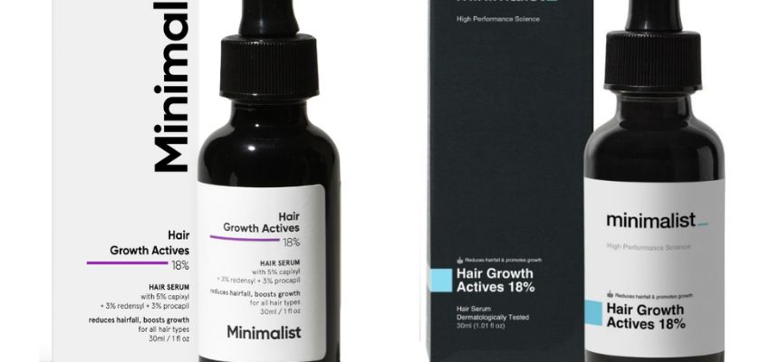 minimalist hair serum