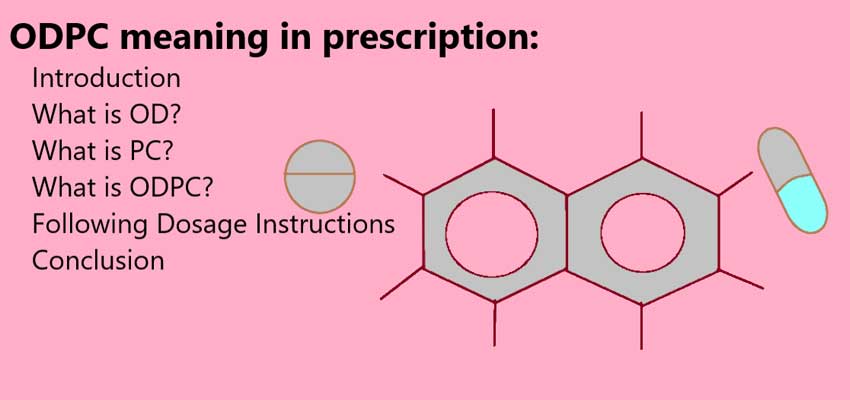 ODPC in medical prescription